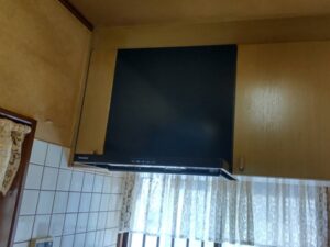 茨城キッチン取付け隊　シロッコファンフードの取替　施工後